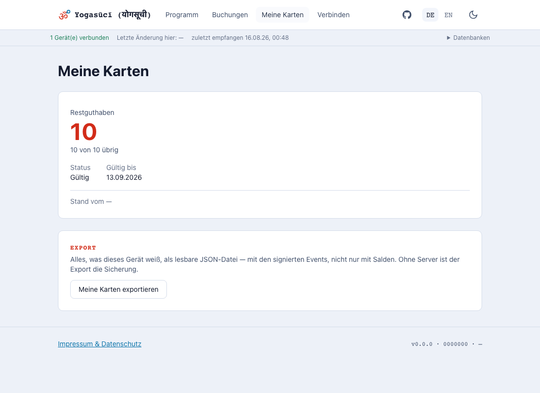 Meine Karten
